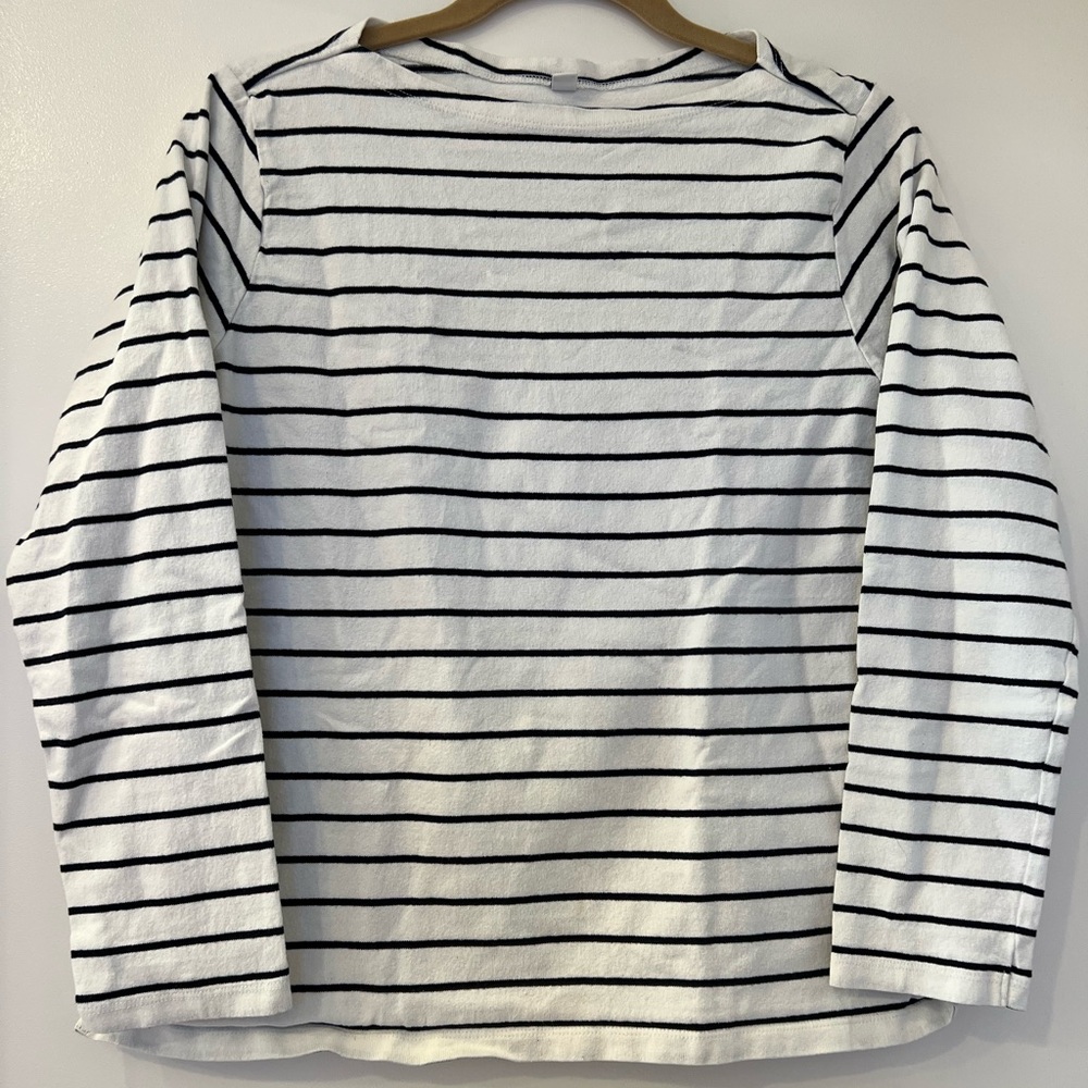 French style long sleeve tee, substantial knit